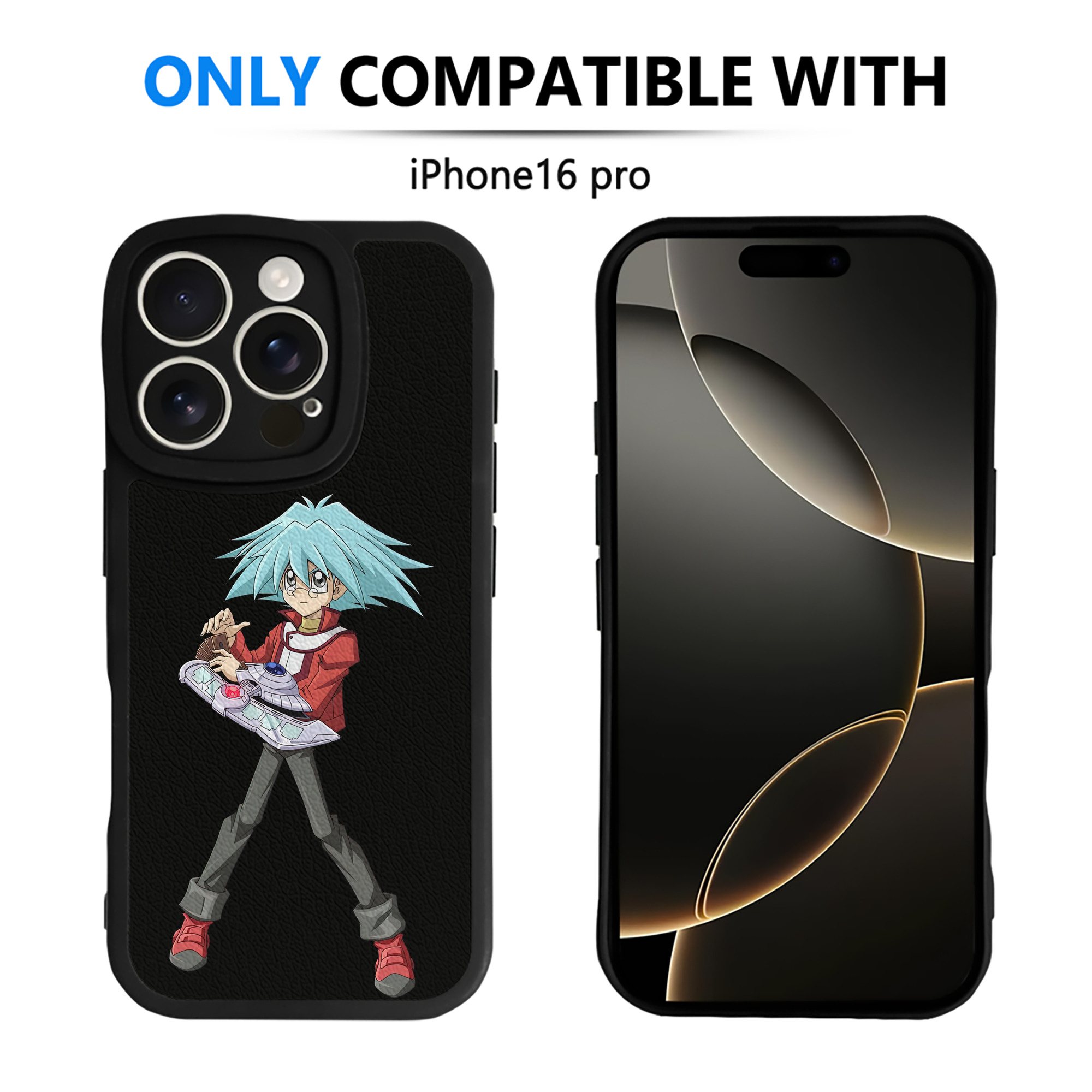 遊☆戯☆王 Yu-Gi-Oh! 【iPhone 16シリーズ対応】シリコンスマホケース（レザー調） 材質：シリコン